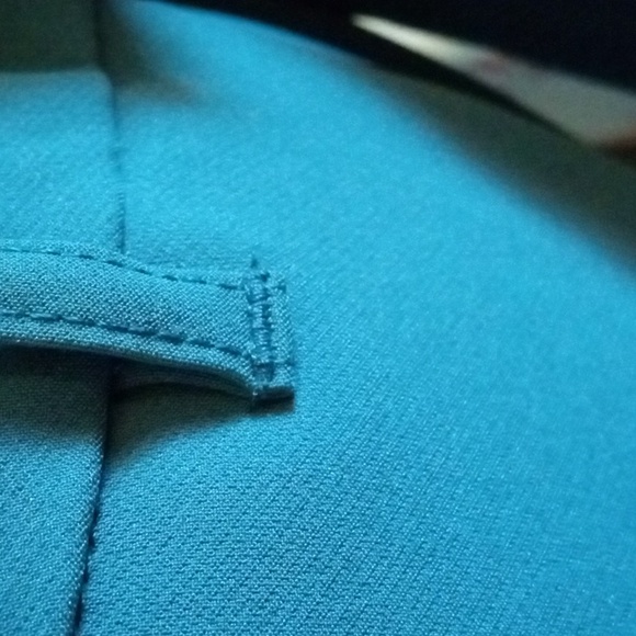 J&L Atelier belted green stretch office casual pants small - Picture 5 of 6